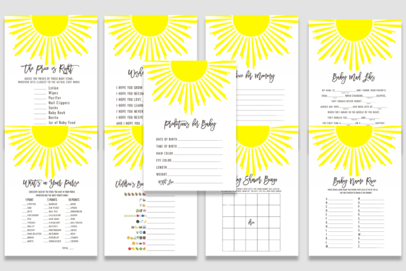 Download Sun Baby Shower Games - Games Collection
