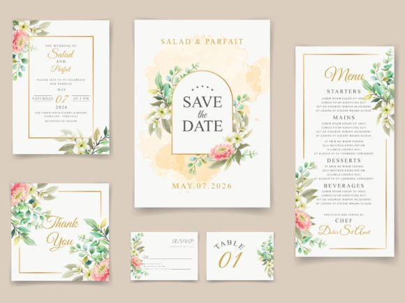 Download Beautiful Floral Wedding Invitations - Wedding invitations Collection