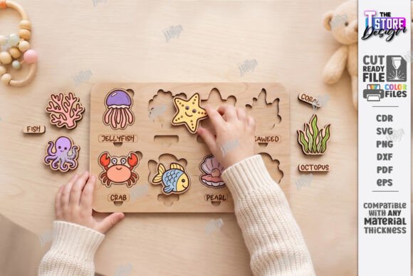 Download Montessori Kids Puzzle Laser Cut | Games - Games Collection